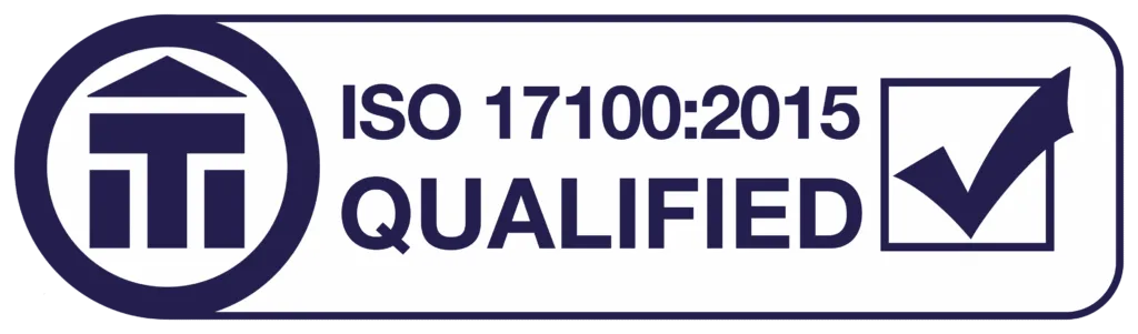 ISO qualified translator status